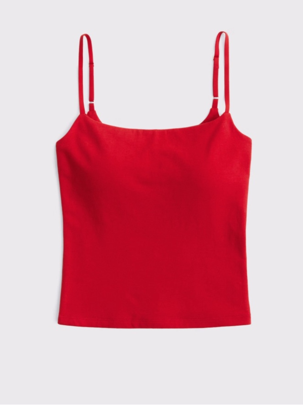 Amercrombie Red Bra-Free Tank Top
